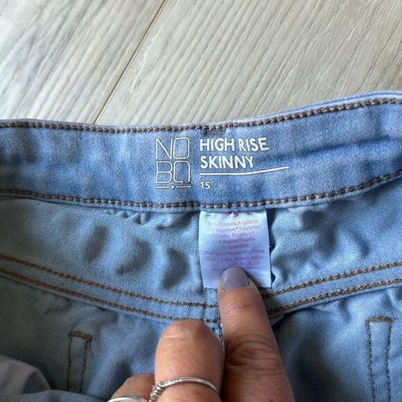 NoBo No Boundaries High Rise Skinny Jeans Retro Size 15 - Picture 6 of 6